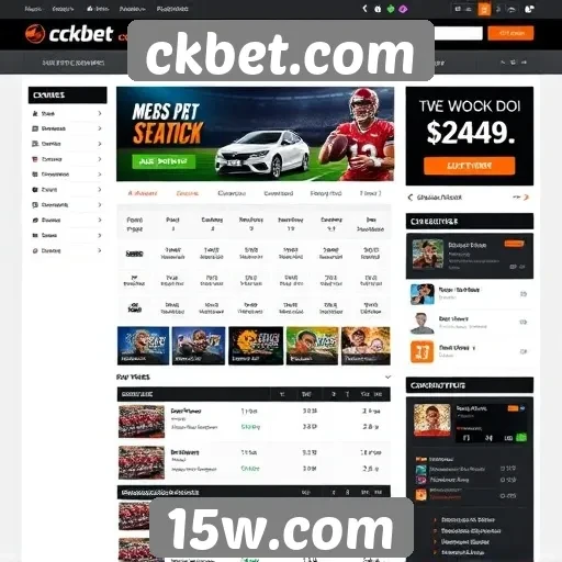Análise da interface do usuário no ckbet.com